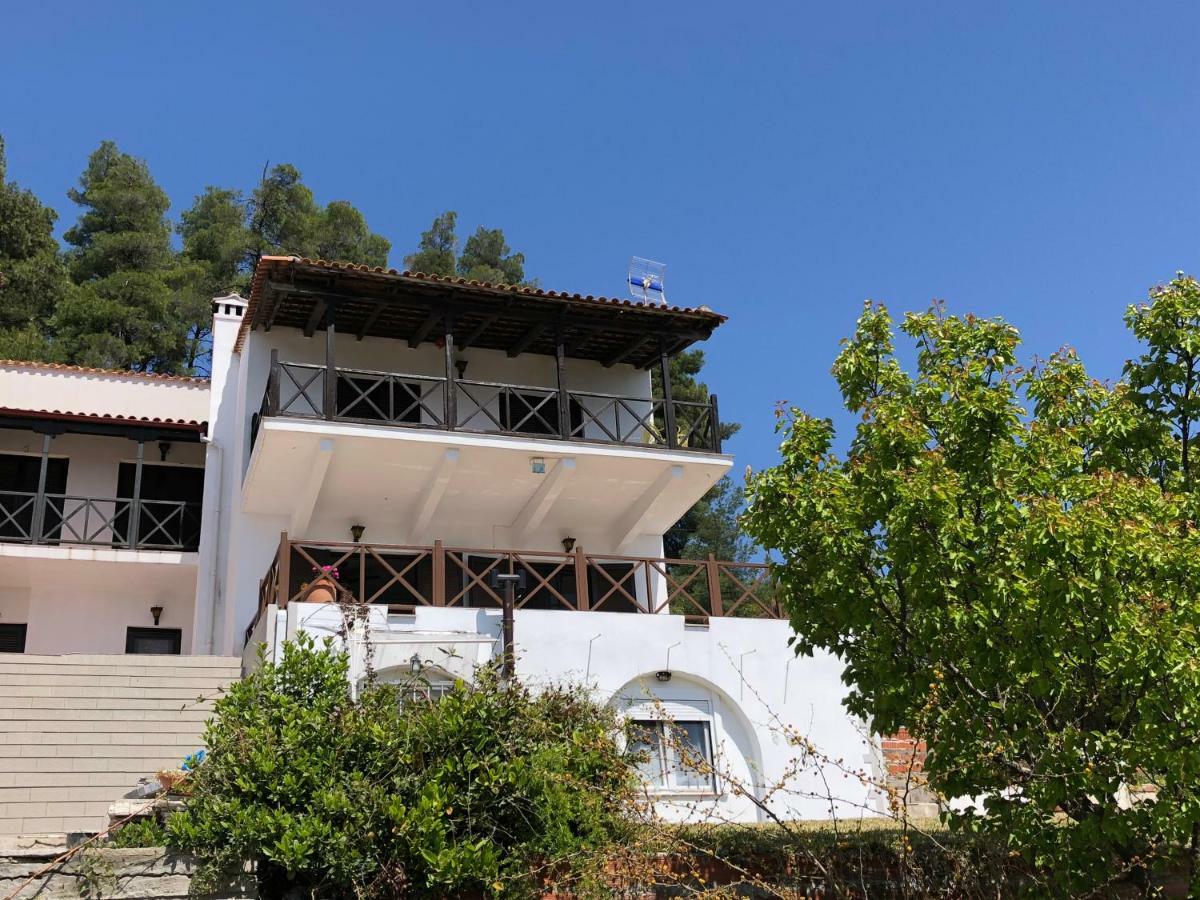 Villa Unique Sea View House Kalandra Exterior foto