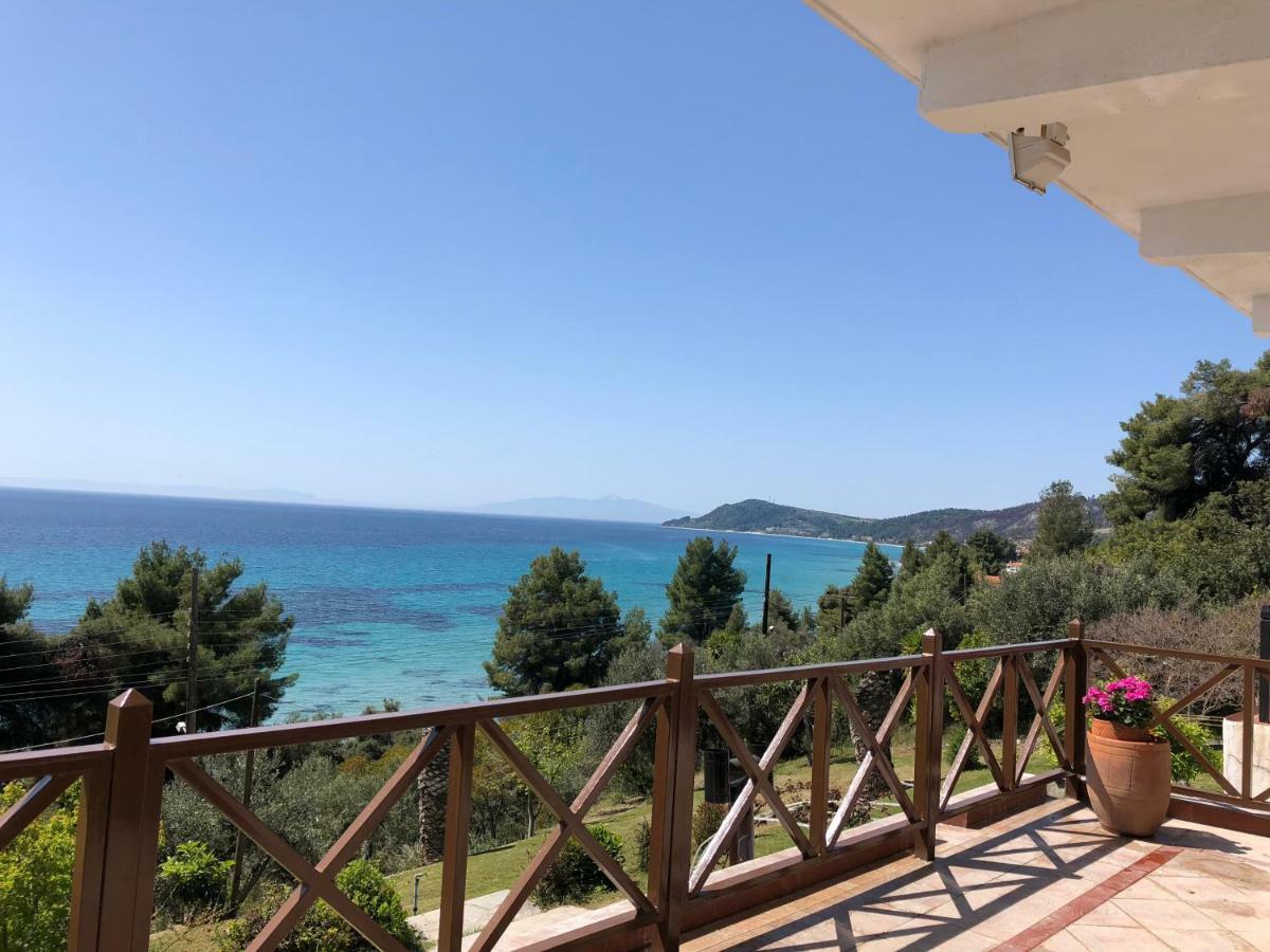 Villa Unique Sea View House Kalandra Exterior foto