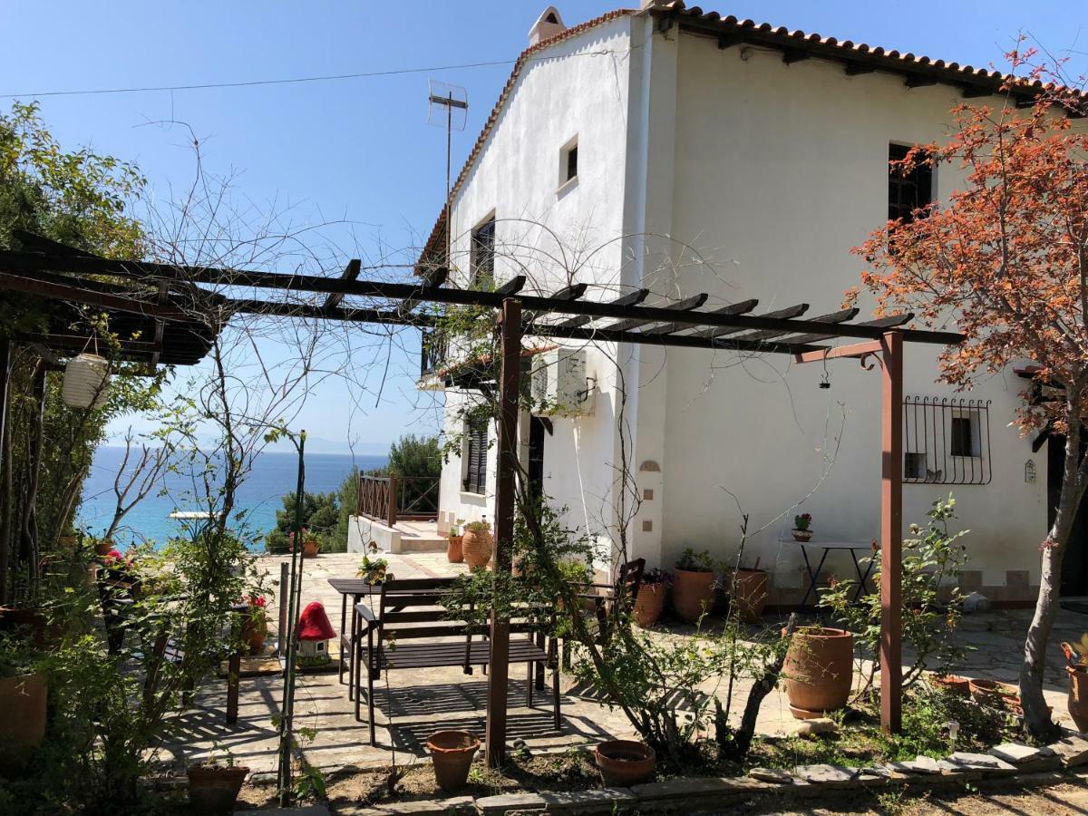 Villa Unique Sea View House Kalandra Exterior foto