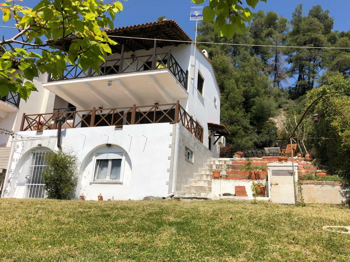 Villa Unique Sea View House Kalandra Exterior foto