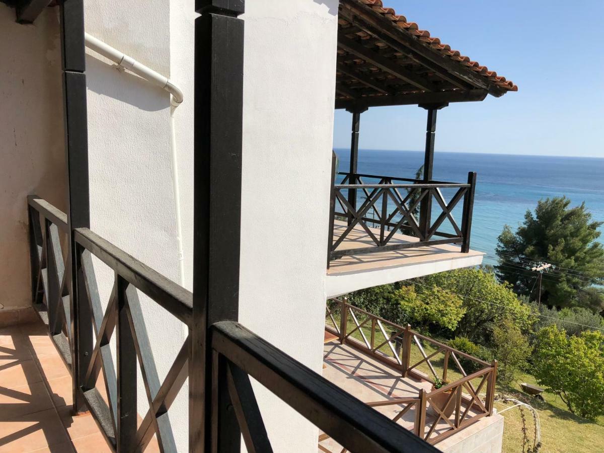 Villa Unique Sea View House Kalandra Exterior foto